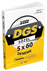 Tercih Akademi 2022 DGS Sözel 5 Deneme Çözümlü